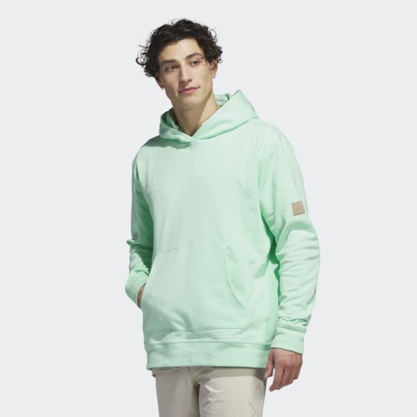 Sweat à Capuche De Golf Adidas Adicross Menthe