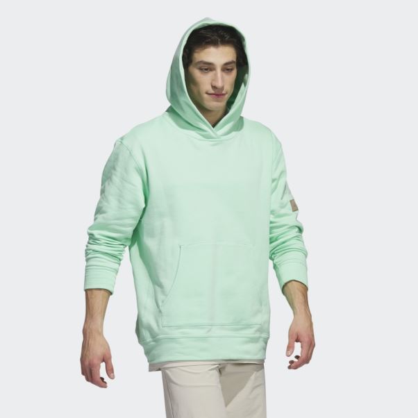 Sweat à Capuche De Golf Adidas Adicross Menthe