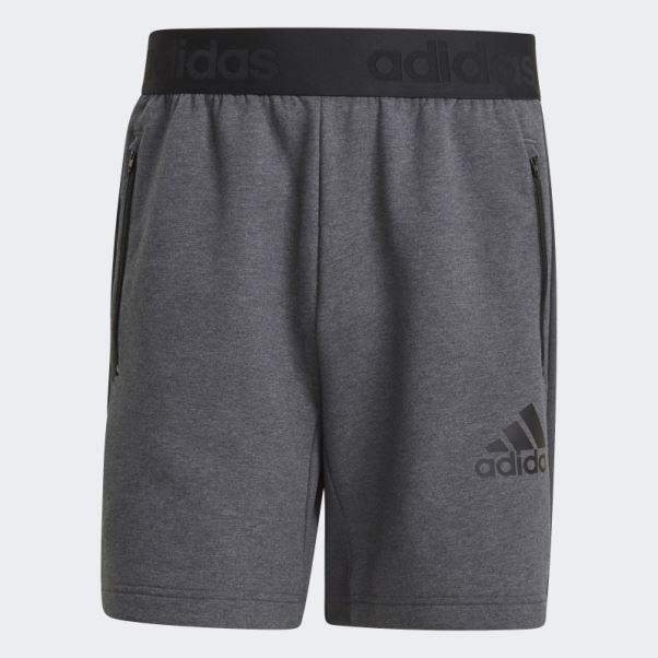 Short Aeroready Adidas Conçu Pour Déplacer Le Mouvement Gris Foncé
