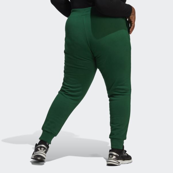 Pantalon De Jogging Slim Adicolor Essentials Vert Foncé (grande Taille) Adidas