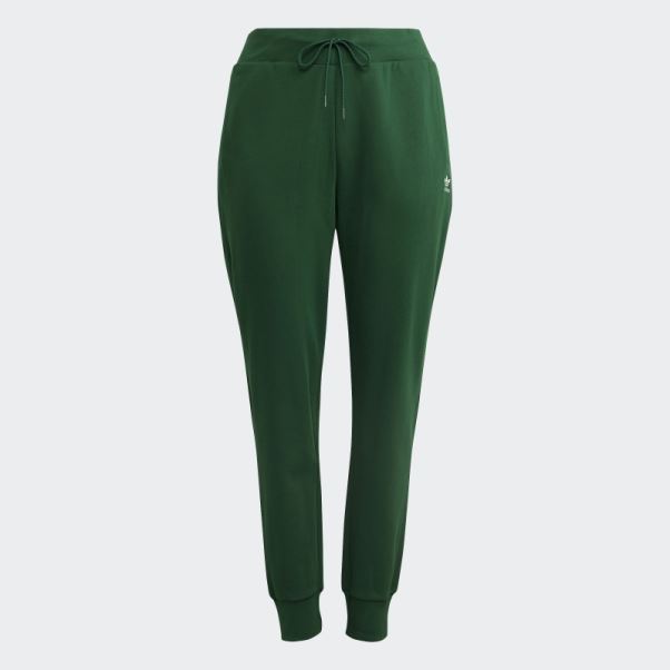 Pantalon De Jogging Slim Adicolor Essentials Vert Foncé (grande Taille) Adidas