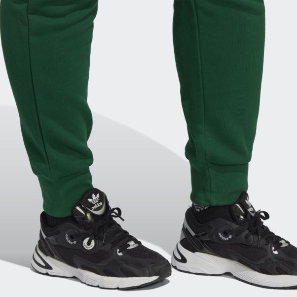 Pantalon De Jogging Slim Adicolor Essentials Vert Foncé (grande Taille) Adidas