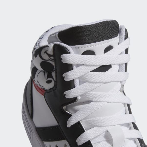 Adidas X Disney Mickey Mouse Hoops 3.0 Mid Chaussures Blanc Chaud