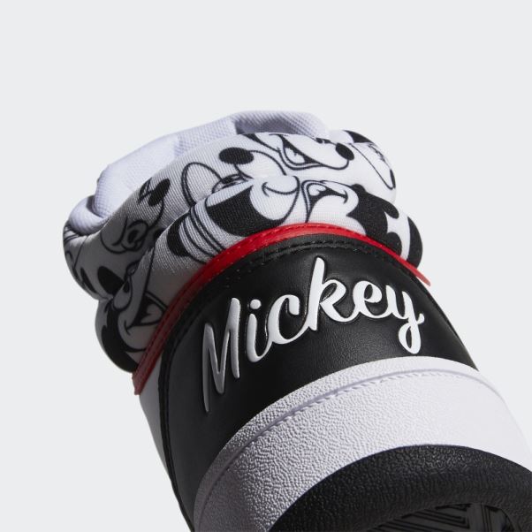 Adidas X Disney Mickey Mouse Hoops 3.0 Mid Chaussures Blanc Chaud