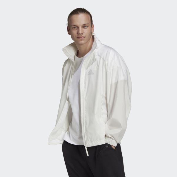 Veste Coupe-vent Adidas Traverer Blanc