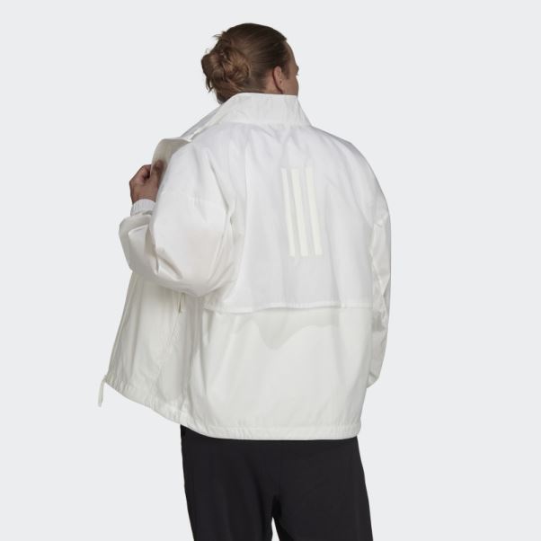 Veste Coupe-vent Adidas Traverer Blanc