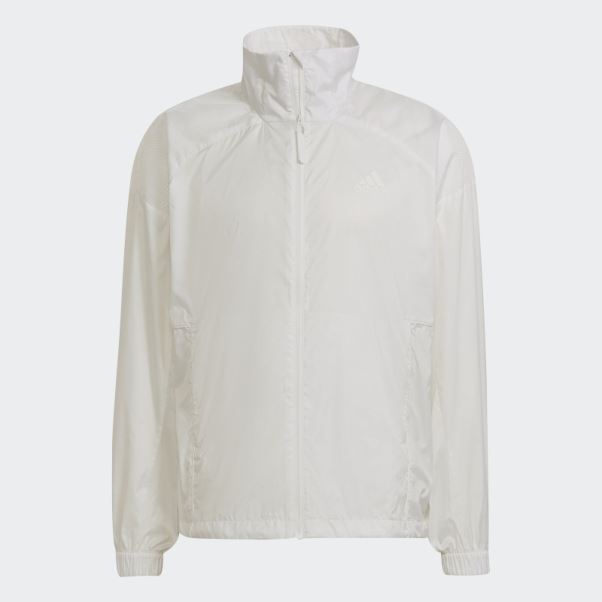Veste Coupe-vent Adidas Traverer Blanc