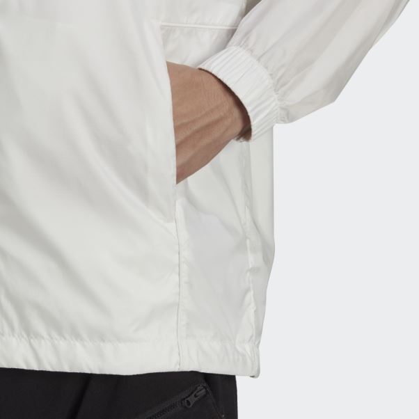 Veste Coupe-vent Adidas Traverer Blanc