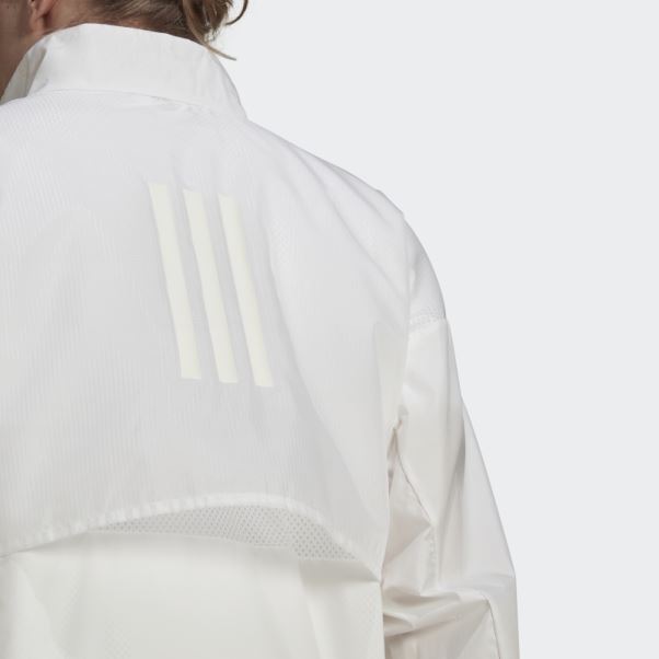 Veste Coupe-vent Adidas Traverer Blanc
