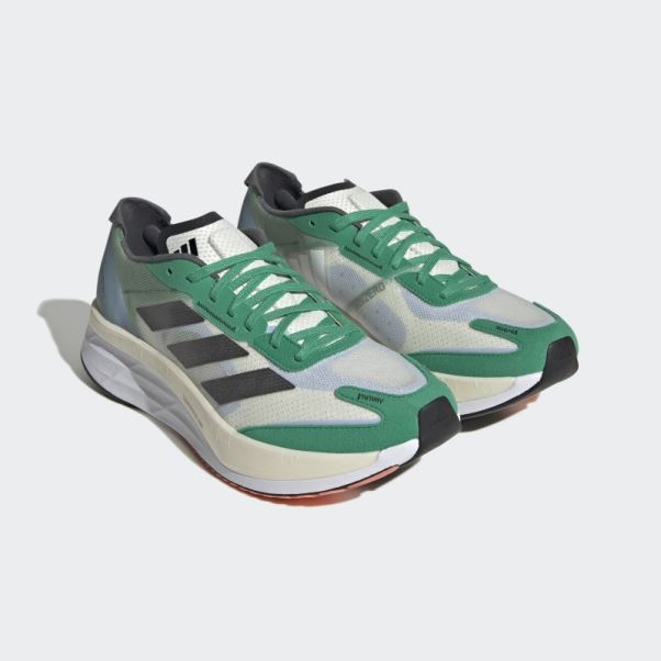 Adidas Blanc Teinte Adizero Boston 11 Chaussures