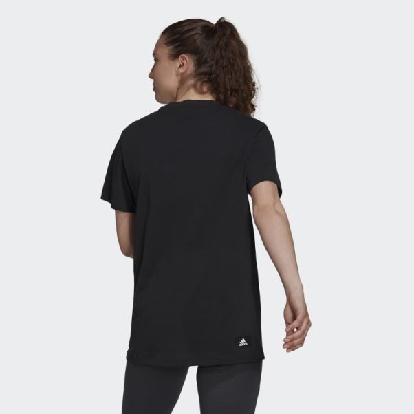 Adidas Sportswear Future Icons Logo T-shirt Graphique Mode Noir