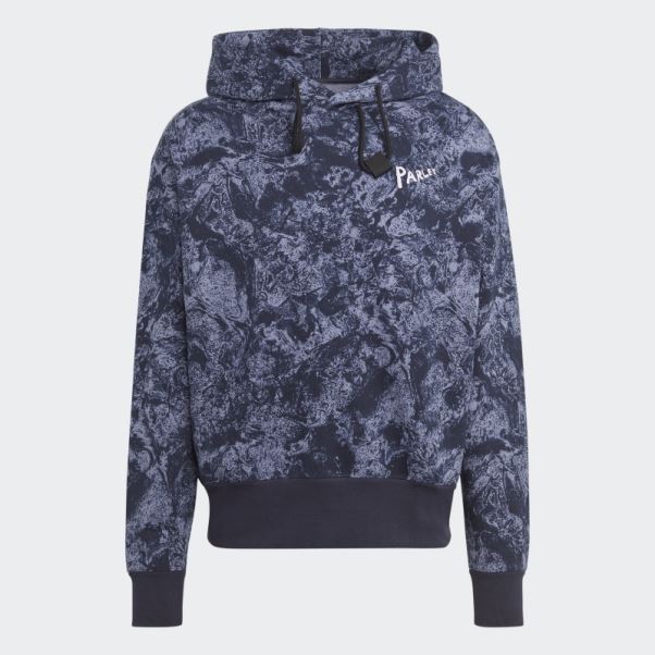 Adidas X Parley Sweat à Capuche (neutre) Argent Violet
