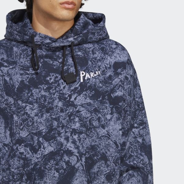 Adidas X Parley Sweat à Capuche (neutre) Argent Violet