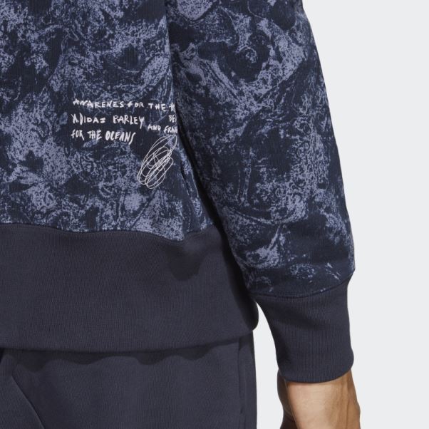Adidas X Parley Sweat à Capuche (neutre) Argent Violet