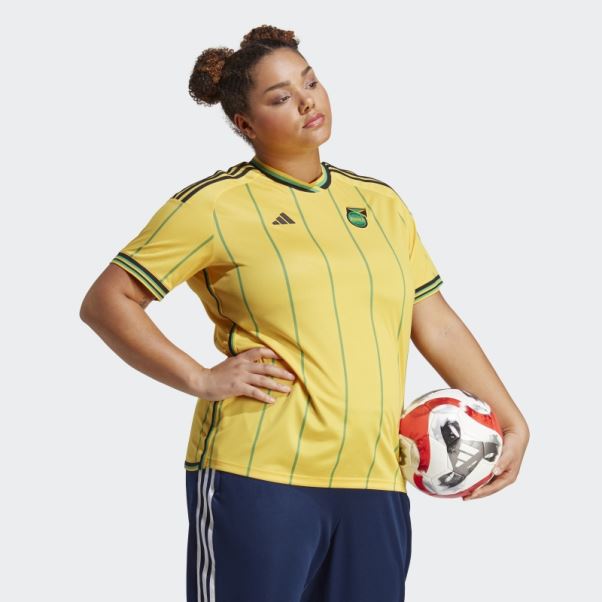 Adidas Maillot Or Jamaica 23 Domicile (grande Taille)