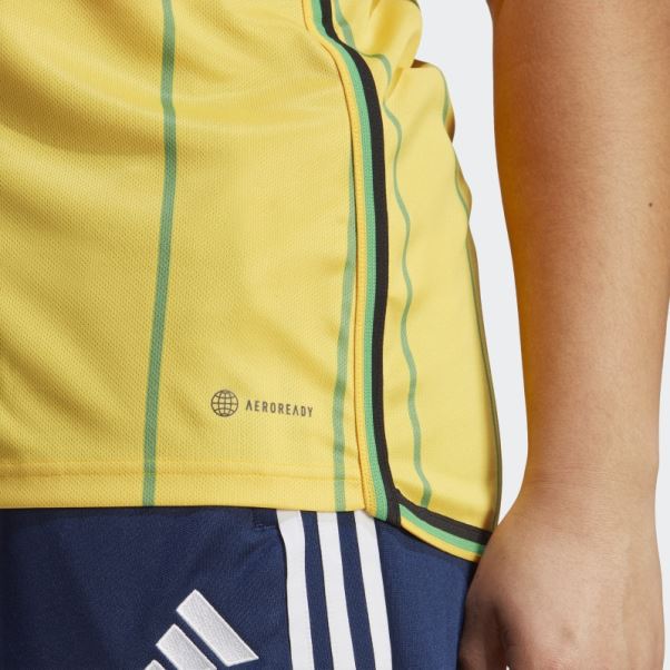 Adidas Maillot Or Jamaica 23 Domicile (grande Taille)
