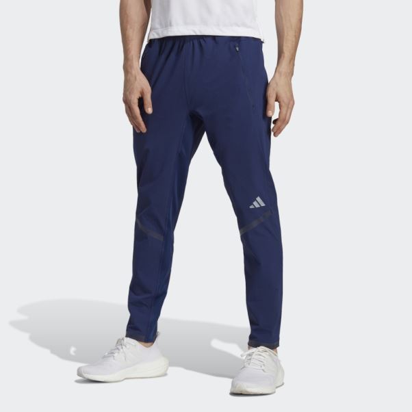 Pantalon D'entraînement Adidas Bleu Foncé Conçu Pour L'entraînement En Cordura