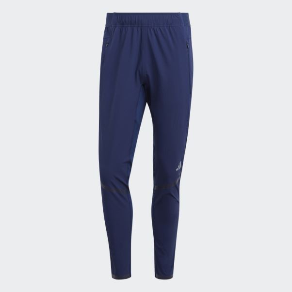 Pantalon D'entraînement Adidas Bleu Foncé Conçu Pour L'entraînement En Cordura