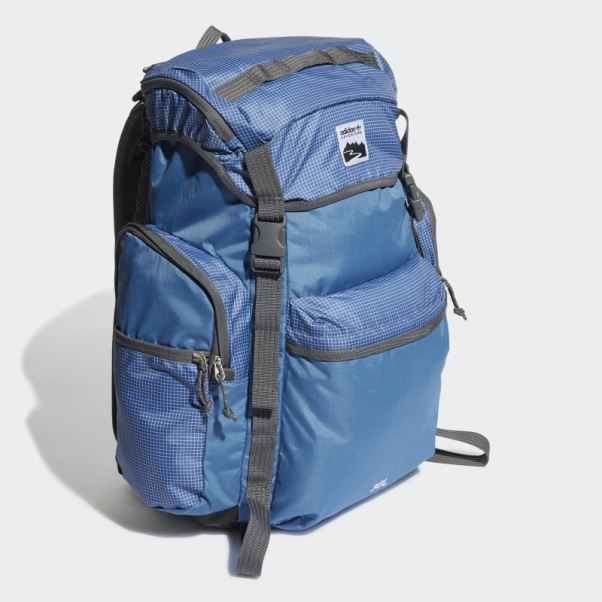 Sac à Dos Adidas Aventure Toploader Bleu Altéré Chaud
