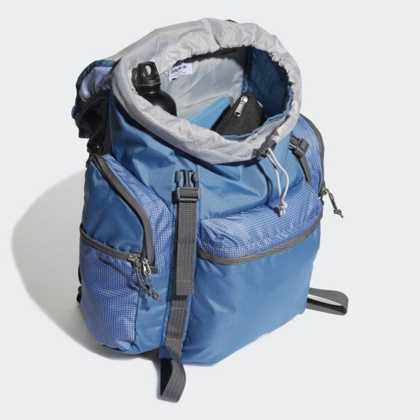 Sac à Dos Adidas Aventure Toploader Bleu Altéré Chaud