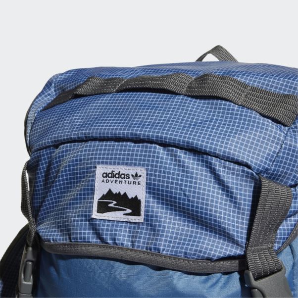 Sac à Dos Adidas Aventure Toploader Bleu Altéré Chaud