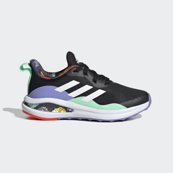 Adidas Fortarun Chaussures De Course à Lacets Noires