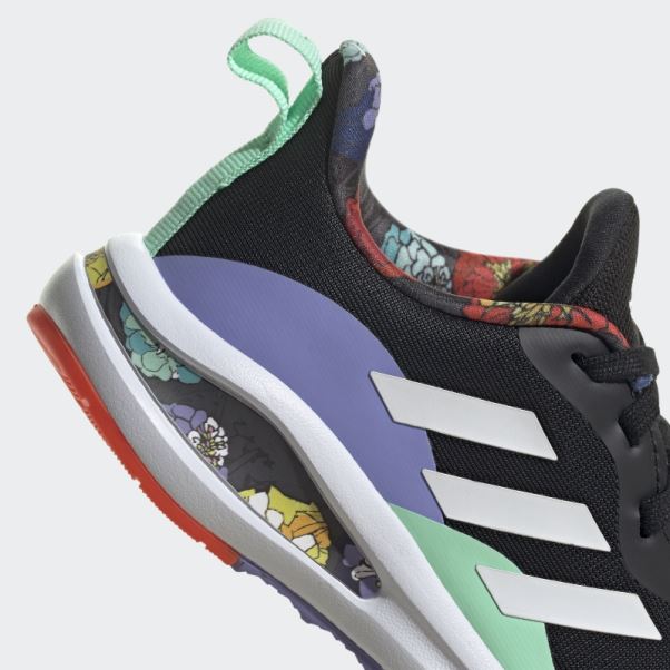 Adidas Fortarun Chaussures De Course à Lacets Noires