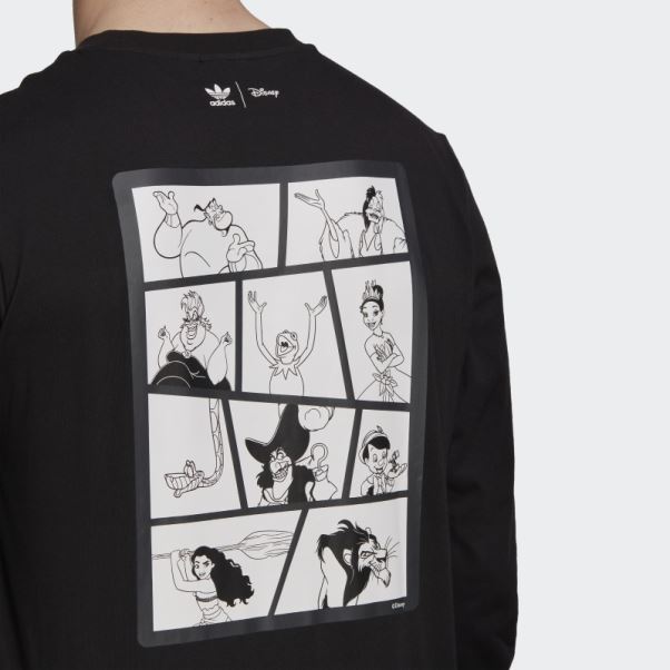 T-shirt Manches Longues Disney Noir Adidas