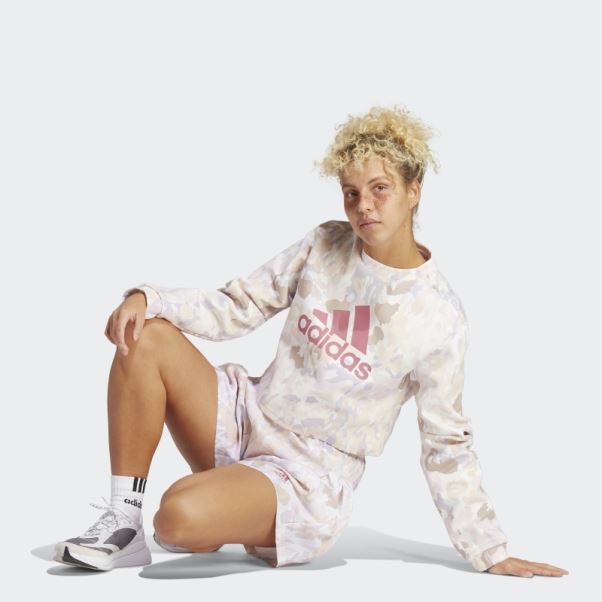 Sweat Graphique Adidas Blanc