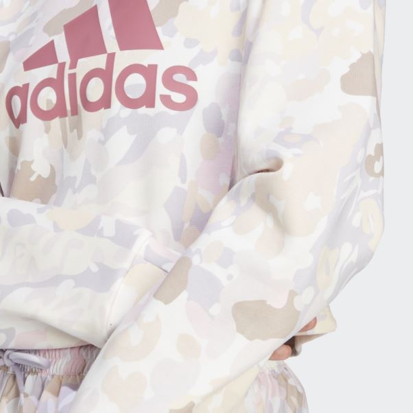 Sweat Graphique Adidas Blanc