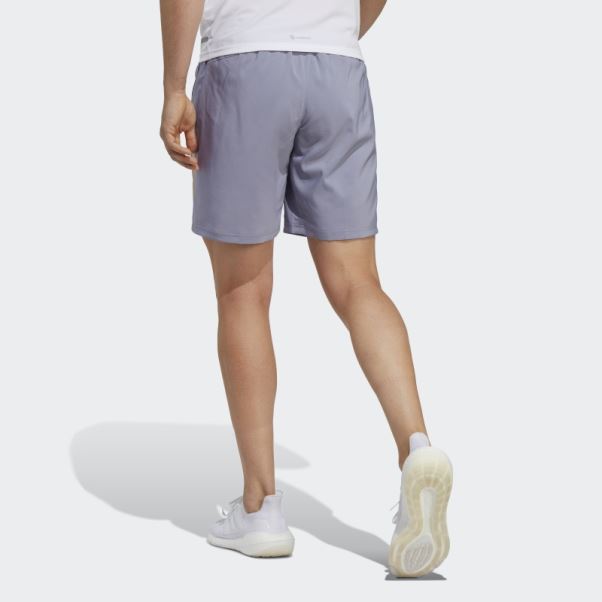 Short De Course Adidas Silver Violet Boston Marathon 2023
