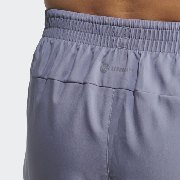Short De Course Adidas Silver Violet Boston Marathon 2023