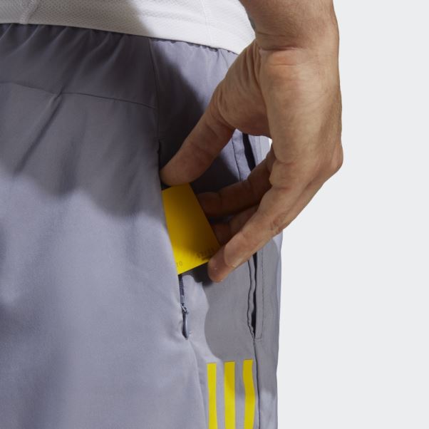 Short De Course Adidas Silver Violet Boston Marathon 2023