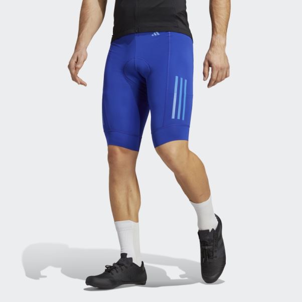 Le Short Cycliste Rembourré Bleu Adidas
