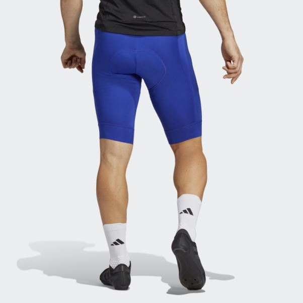 Le Short Cycliste Rembourré Bleu Adidas