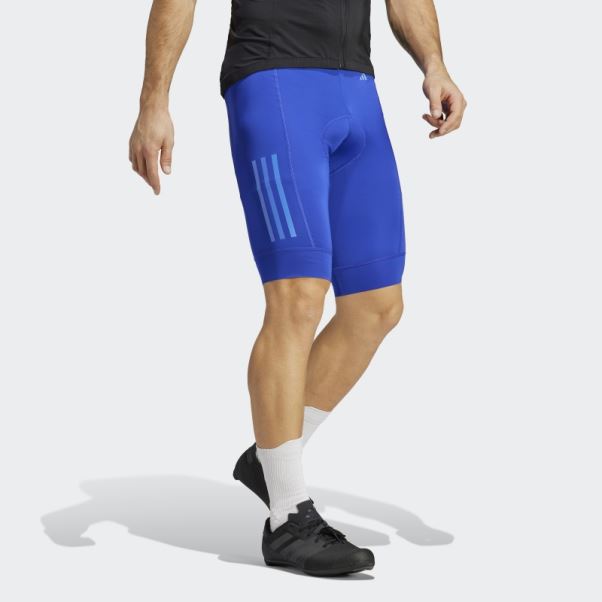 Le Short Cycliste Rembourré Bleu Adidas