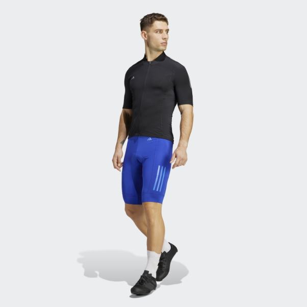 Le Short Cycliste Rembourré Bleu Adidas
