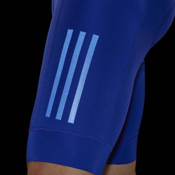 Le Short Cycliste Rembourré Bleu Adidas
