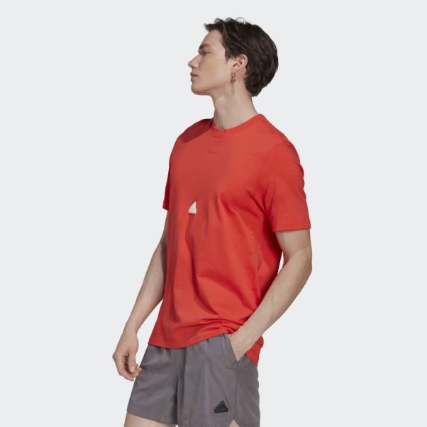 Adidas T-shirt Classique Rouge