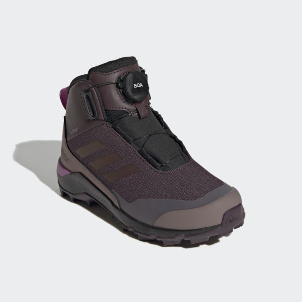 Terrex Mid Boa Rain.rdy Chaussures De Randonnée Adidas Bordeaux