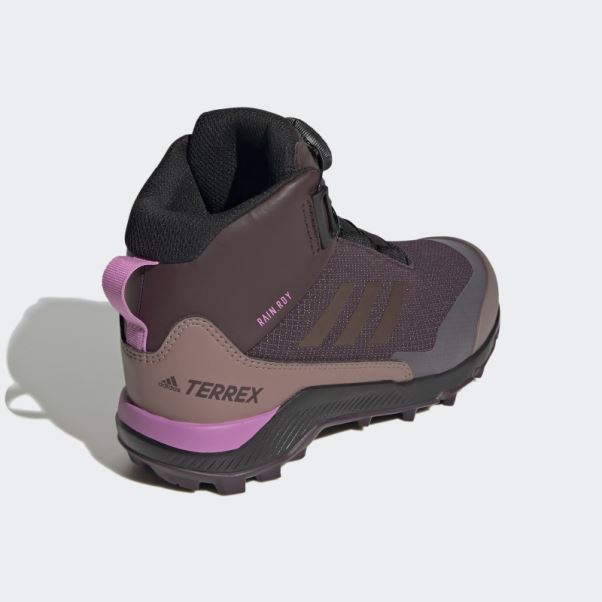 Terrex Mid Boa Rain.rdy Chaussures De Randonnée Adidas Bordeaux
