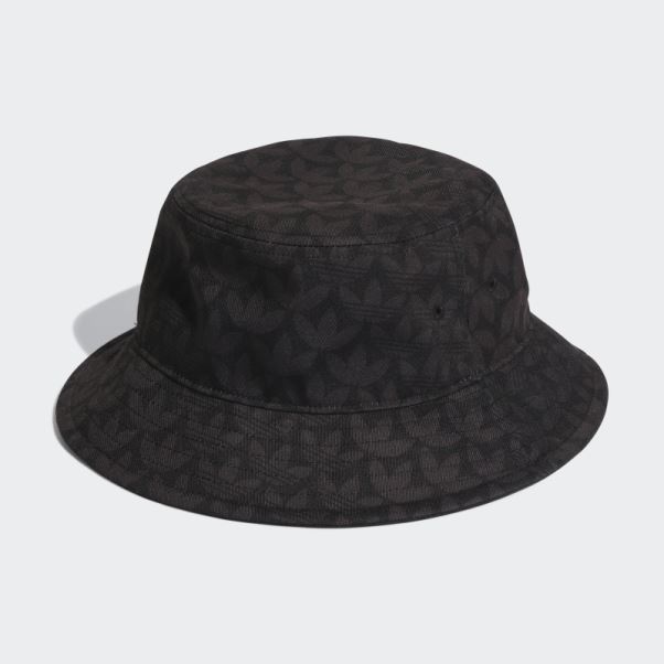 Bob Imprimé Monogramme Adidas Noir