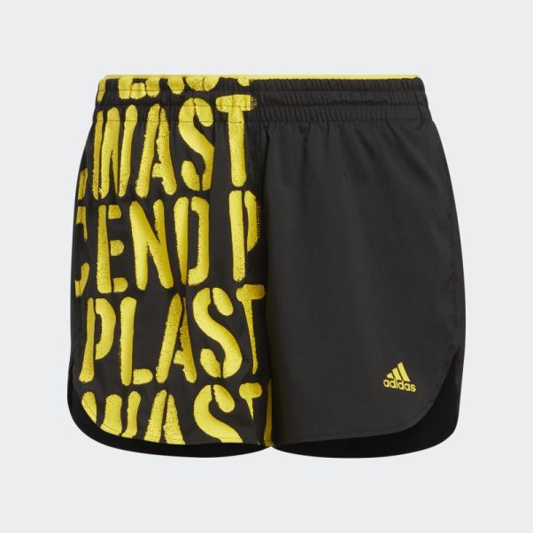 Short De Running Run Fast Avec Slip Intérieur Adidas Noir