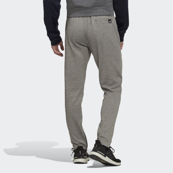 Aeroready Game And Go Pantalon De Jogging Fuselé à Petit Logo Adidas Mgh Gris Uni