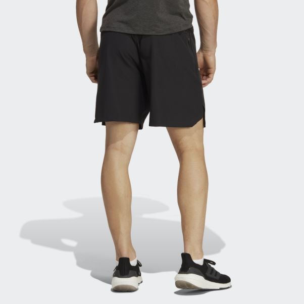 Adidas Short D'entraînement Moleté Noir
