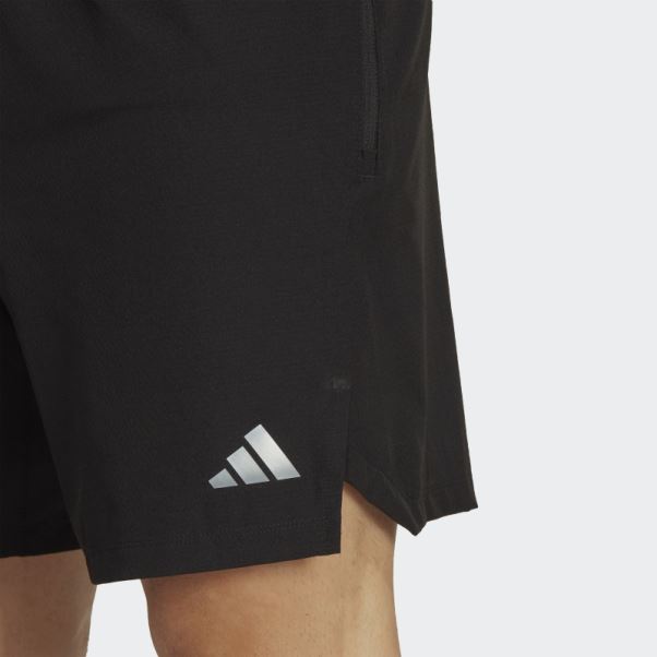 Adidas Short D'entraînement Moleté Noir