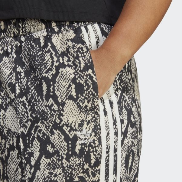 Pantalon De Survêtement En Python Noir (taille Plus) Adidas