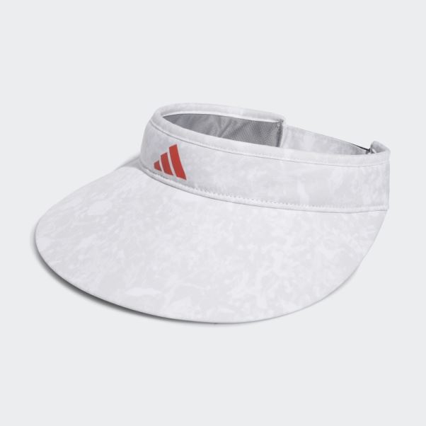 Adidas Visière Blanche à Large Bord