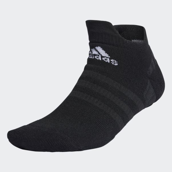 Chaussettes Basses Amorties Tennis Noires Adidas