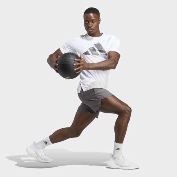 Short Aeroready Conçu Pour Le Mouvement Adidas Gris